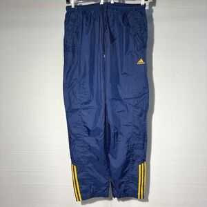 Sold. Do not buy Adidas Vintage Windbreaker Track Pants Navy Blue Yellow